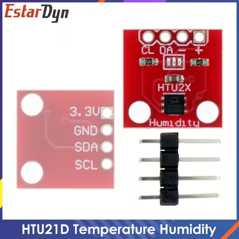 Estardyn GY-213V-HTU21D Temperature Humidity Sensor HTU21D I2C Replace SHT21 SI7021 HDC1080 Module