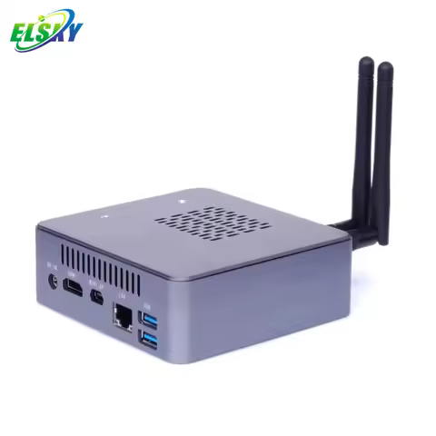 ELSKY Hot Sale I5 6200U Nuc Pc Skylake DP 4K Type-C 2*DDR4 32GB RAM M.2 SSD 4USB3.0 6-13 Gen CPU