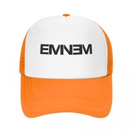 Eminem Adult Grid Net Hat Trucker Men's Women's Flat Brim Baseball Cap High-Stiff Mesh  Adjustable U