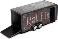AW AUTO WORLD Rat Fink Enclosed Trailer - Trailer - 5 x 8 x 6 inches - Adult Males, Car Enthusiasts