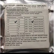 Dental Lab Plastic Retainer 1mm Hard Plastic Oral Care