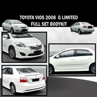TOYOTA VIOS DUGONG NCP93 2008-2012 G-LIMITED FULL SET BODYKIT FRONT SKIRT,SIDE SKIRT,REAR SKIRT MATE