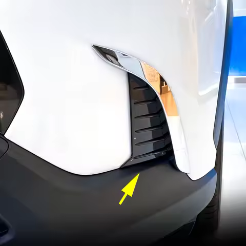 Chrome Front Bumper Stylish Fog Light Trims For Toyota Corolla Cross 2022-2027 Accessories