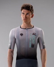 เสื้อกีฬาเสื้อเจอร์ซี่ย์แขนสั้นทีมขายดี Bianchi ใหม่เสื้อเจอร์ซีย์จักรยานเสือภูเขาแห้งเร็วเสื้อนักขี่จักรยานเสือหมอบกางเกงปั่นจักรยาน