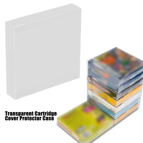 10Pcs Cover for Game Boy Transparent Cartridge Cover Protector Case for Nintendo Game Boy GBA Boxed