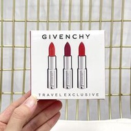 【C.M小店】Givenchy紀梵希新款小羊皮口紅三件套 高級定製小羊皮口紅 女友生日禮物 