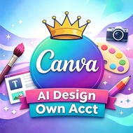🌐Canva AI✨2026 Canva Pro Feature Own Acct Premium Unlimited Premium Templates Private Access with Wa