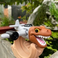 Nuclearo 3D Model – Cool Dinosaur Head Plane, PLA Plastic, 14x16cm