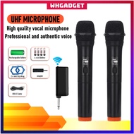 UHF Wireless Microphone Wireless Karaoke Microphone Dynamic Mikrofon Tanpa Wayar Wireless Mic Professional Microphone