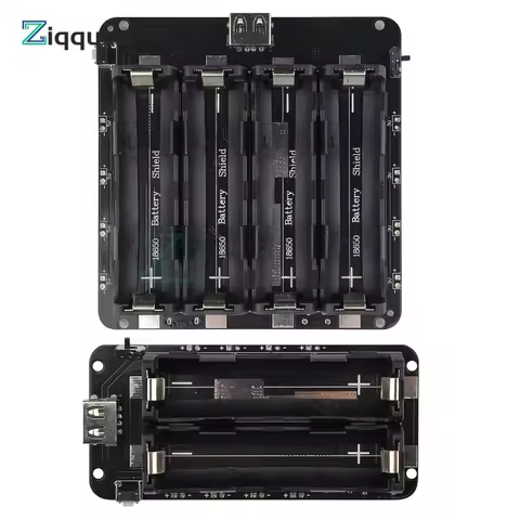 Dual 18650 Lithium Battery Shield V8 3V1A 5V 3A Micro USB Power Bank Battery Charging Module For Ras