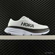HOKA Bondi 8 running shoes, lightweight, shock absorbent. For men and women, thick-soled sneakers. S