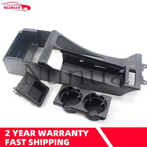 Black For BMW 3er E46 316i 318i 320d 320i 323i 325i 328i 330d 330i 325Xi 330Xd Center Console Trim 5