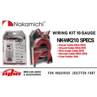 Nakamichi Gauge 10 Wiring Kit NK-WK210 Amp Installation Kit 500w Max Power Rating Cable Wire