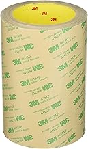 3M 467MP Clear Adhesive Transfer Tape, 6" Width x 20yd Length (1 roll)