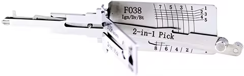 HU66 HU92 HU101 SIP22 HU64 VA2T FO38 2 IN 1 Lishi Tools Reading and Pick Lock for Auto,Opening Car L