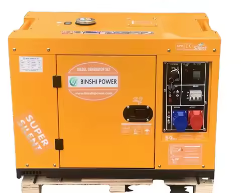 5KW 6KW 10KW Portable Cheap Air Cooler Type Super Silent Type Silent Type Diesel Generator
