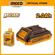 P.!.N 20V 2.0A/h - 4.0A/h - 5.0A/h Ingco FBLI2001/FBLI2002/ FBLI20031