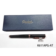 [Corner Study Room] Pentel ENERGEL K611APG Black Axis Rose Gold Speed Ball Pen 0.7mm With Exquisite Case