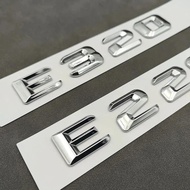 3D ABS Chrome For Mercedes Benz E200 E220 E300 E320 E350 W213 W212 W211 Letters Emblem Badge Logo Tr