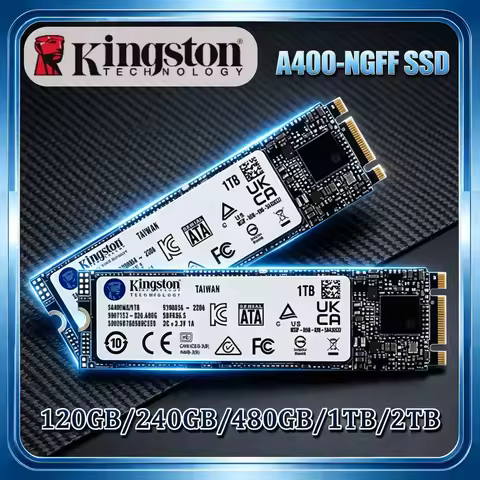 Kingston A400 M.2 2280 NGFF SATA SSD 480GB 240GB 120GB 2TB 1TB Internal Solid State Drive Ultra Spee