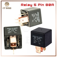 Car 12V 80A Relay 5 Pin Control Device - HW BK Max 80A Auto Car Truck Vehicles Power Relay