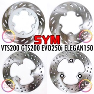 [ BRAKE DISC FRONT &amp; REAR ] SYM VTS200 GTS200 EVO250i ELEGAN150 DEPAN BELAKANG EVO 250i 250 VTS GTS 200 ELEGAN PLATE PAD