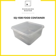 SQ-1500 Disposable Square Food Container / Fast food container / Plastic Container / Plastic Storage