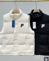 香港代購 | Fila Fusion 純色Logo羽絨背心外套 2色可選 高CP值男裝 順豐到付