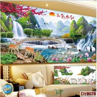 Painting Studded With Stone Son Thuy Love - DY8078 (220x110 cm)