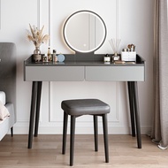 【SG Sellers】Dressing Table Home Bedroom Makeup Table Vanity Table with Dressing Mirror &amp; Chair Modern Modern Make Up Table Minimalist Makeup Table