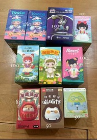 全民未拆盲盒出清 Yoola Nanci 角落生物 SURI 達摩 喵喵怪 怪物奇兵