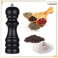 6" Wooden Manual Pepper Spice Mill Grinder Stainless Steel Grinder Pengisar Lada Hitam - B3206
