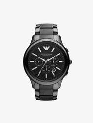 Emporio Armani นาฬิกาข้อมือผู้ชาย Ceramica Chronograph Black Dial Black รุ่น AR1452 ของแท้ 100% มีการรับประกัน 2 ปี คืนสินค้าภายใน 15 วัน Ralunar