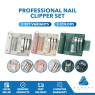 Professional Nail Clipper Set 4/10Pcs – Manicure, Pedicure Kit, Stainless Steel Tools & Earpick Set