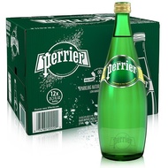 📌ส่งฟรี Perrier Original Glass 750 ml 12 bottle เปอริเอ้น้ำแร่ธรรมชาติชนิดมีฟองแบบขวดแก้ว 750 มล. 12
