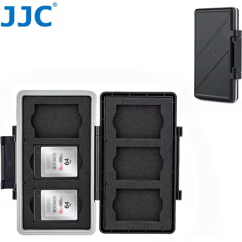JJC XQD Cfexpress Type B Card Case Holder Storage for Nikon Z8 Z9 Z6III Z6II Z7II Z6 Z7 D4 D850 D5 D
