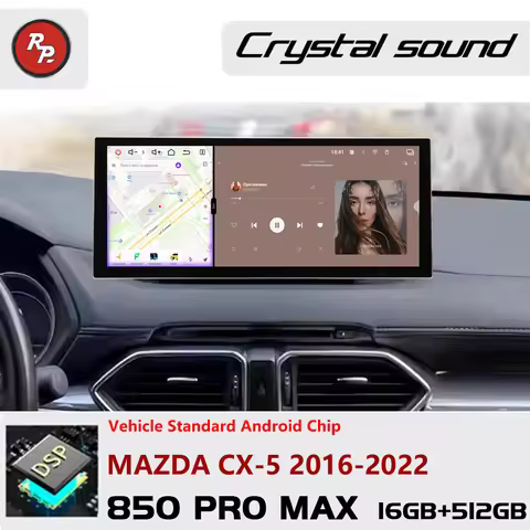 12.3 inch Redpower for Mazda CX-5 2016-2022 Crystal Sound 850 Pro Max Android Car Radio Player Scree