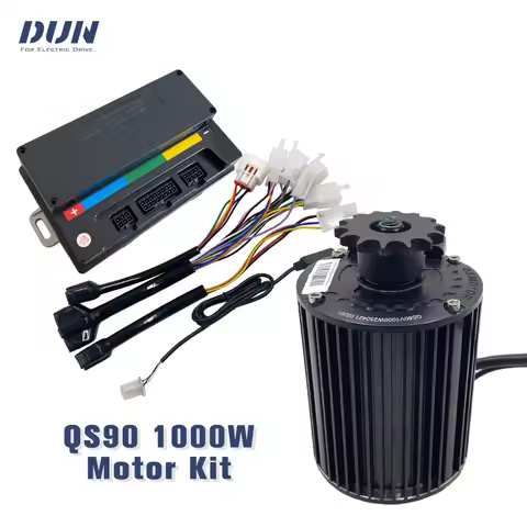 QS90 1000W Motor Kit Peak 55KPH Hall Sensor with Votol EM50 EM50S Controller With USB Cable For Elec