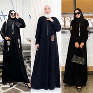 @ Abaya Hitam Turkey Gamis Maxi Dress Arab Saudi Bordir Turki Dubai