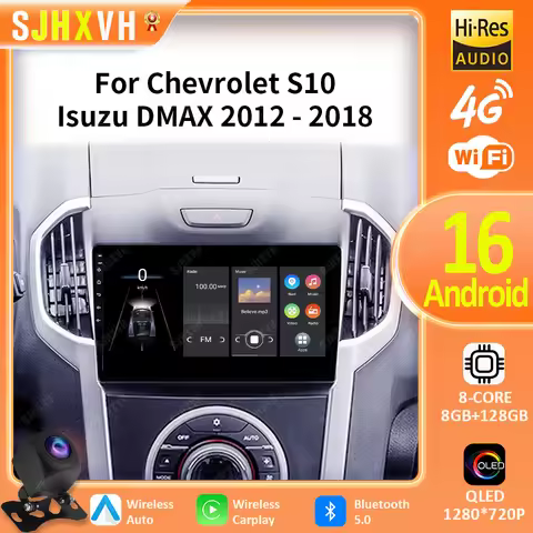 For Chevrolet Holden S10 TRAILBLAZER COLORADO ISUZU DMAX Car Radio Carplay GPS Navigation Stereo And