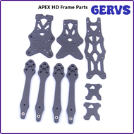 Gervs Apex HD 5/6/7 Inch Khung Các Bộ Phận linh kiện sửa chữa Bộ phận thay thế Cho RC Tự Làm đua FPV