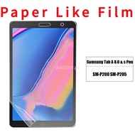 For Samsung Galaxy Tab A 8.0 inch S Pen 2019 Screen Protector Paper Like Film For Tab A8 SM-P200 SM-P205 Writing Painting Soft Film