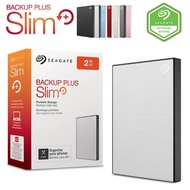 2024 Seagate 2TB Backup Plus Slim Aluminium Portable External Hard Disk Drive