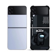 Casing Case Softcase Hardcase Samsung Galaxy Z Flip 3 5G Z Flip 4 5G Among Black DF505