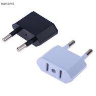 [Nanami] 2Pcs EU Adapter Travel Converter Adapter American China US To EU Plug Euro Plug Electrical 