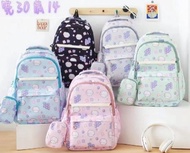 (888-158) TAS RANSEL ANAK SEKOLAH 16INC+DOMPET KOIN MOTIF ANGGUR