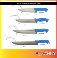 Stainless Steel Butcher Knife For Slaughter Meat Knives Pisau Sembelih Ayam Tukang Daging