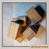 Cube 4x10x15cm, 10x10x10cm, 10x10x15cm| Wooden cube used for decoration, toys, sculptures