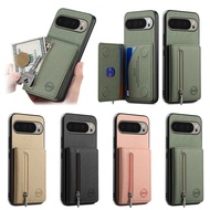 New Casing For Google Pixel 10 / 9 Pro XL / 9A Case With Zipper Wallet Credit Card Slot