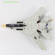 【INVN】 1:72 Scale F-14 Tomcat Fighter Jet Model - White &  ABS Plastic Aircraft With Detailed Design